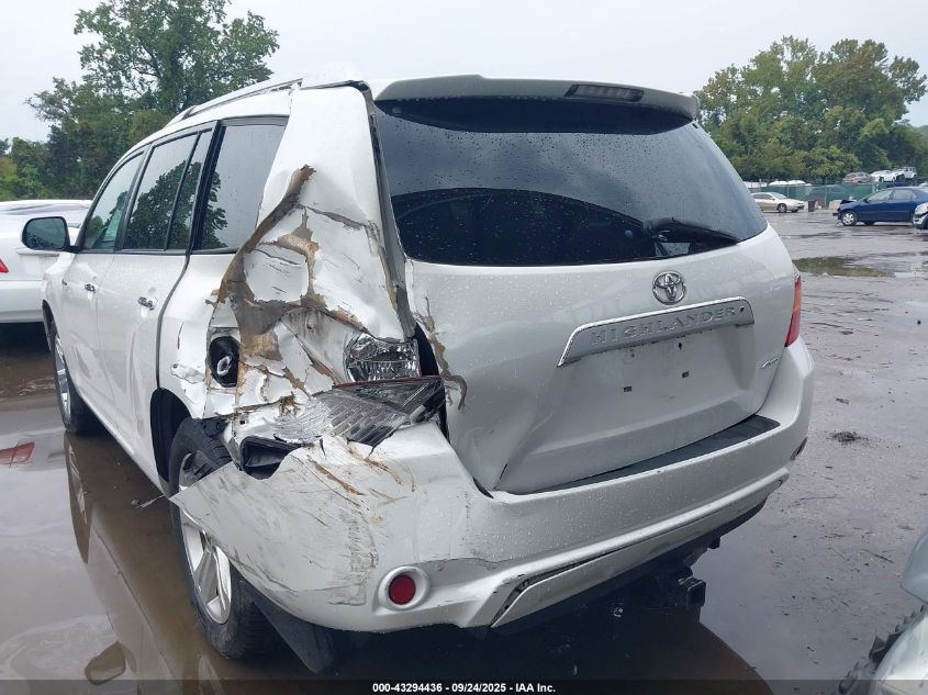 2010 Toyota Highlander Limited V6 VIN: 5TDDK3EH9AS022122 Lot: 43294436