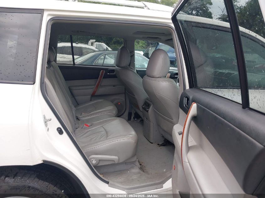 2010 Toyota Highlander Limited V6 VIN: 5TDDK3EH9AS022122 Lot: 43294436