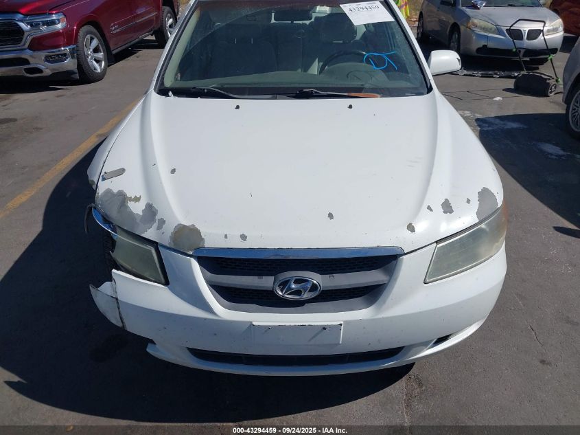 2006 Hyundai Sonata Gls VIN: 5NPEU46C76H139413 Lot: 43294459