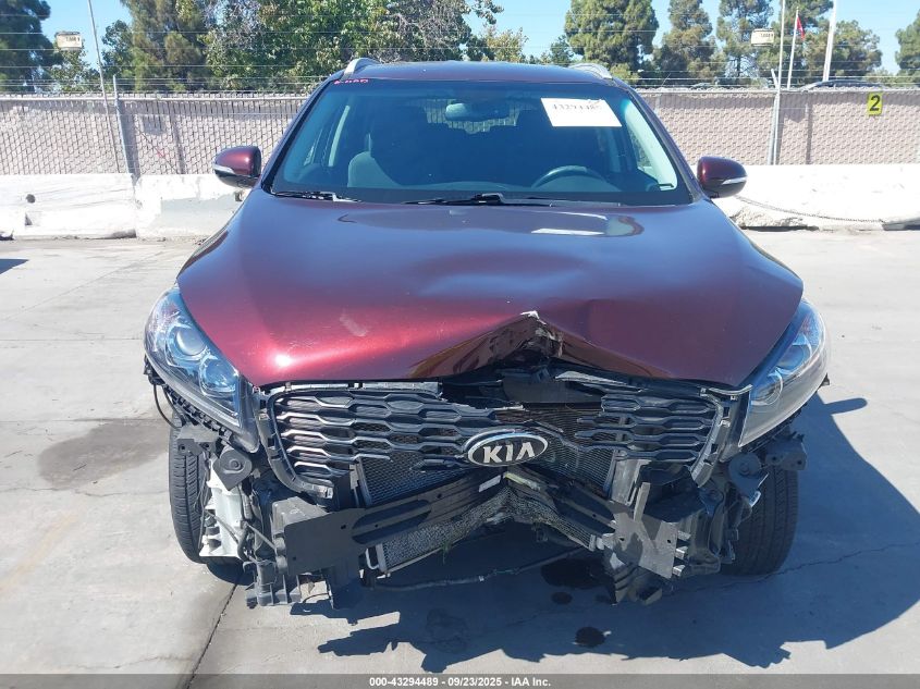 2019 Kia Sorento 3.3L Lx VIN: 5XYPG4A54KG533333 Lot: 43294489
