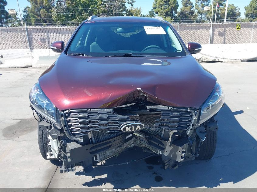 2019 Kia Sorento 3.3L Lx VIN: 5XYPG4A54KG533333 Lot: 43294489