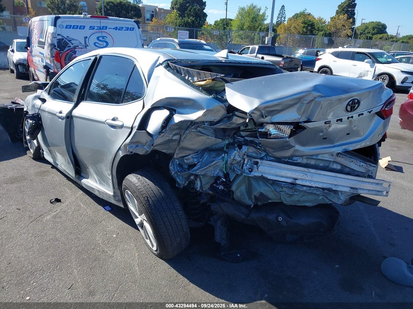 2021 Toyota Camry Le silver sedan gasoline 4T1C11AK9MU461840 photo #4
