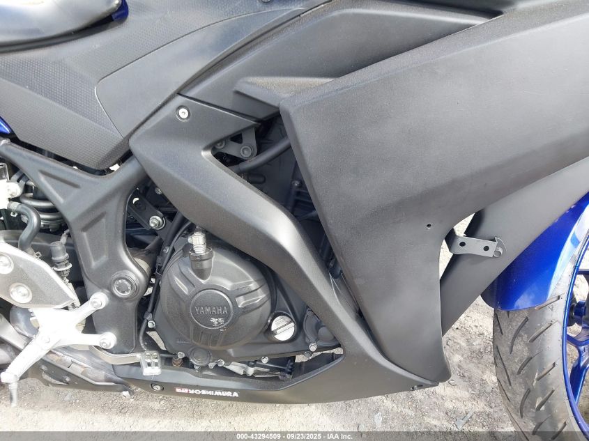2015 Yamaha Yzfr3 VIN: MH3RH06Y8FK001232 Lot: 43294509