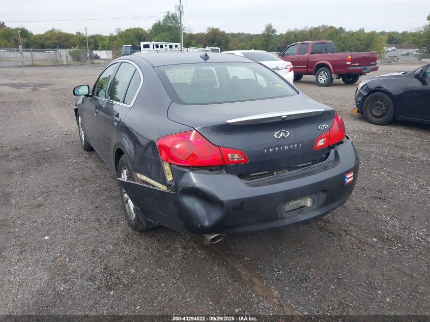 2008 Infiniti G35X VIN: JNKBV61F88M280267 Lot: 43294522