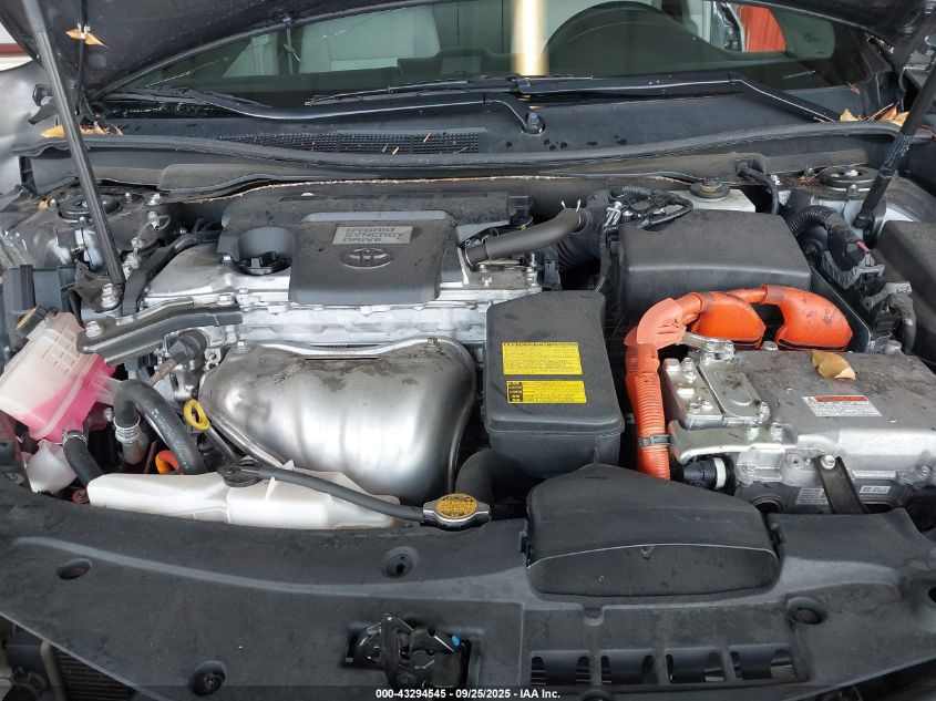 2012 Toyota Camry Hybrid Xle VIN: 4T1BD1FK9CU034278 Lot: 43294545