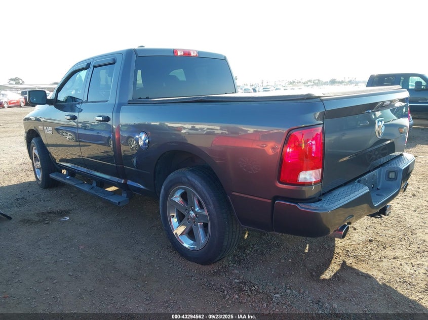 2018 Ram 1500 5.7 Express 4x2 6'4 Box Grey Lot 111043294562 Vin 1C6RR6FT7JS160682
