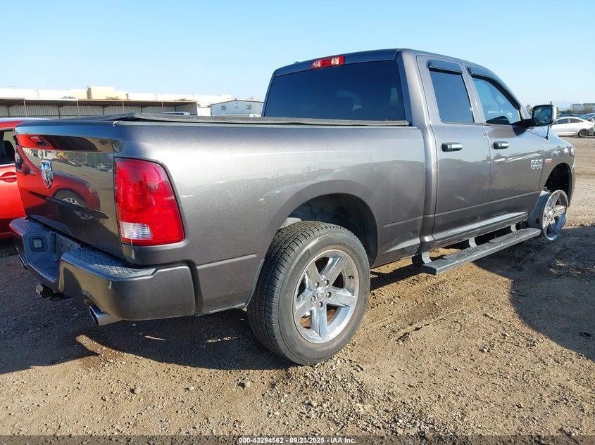 1C6RR6FT7JS160682 2018 Ram 1500 5.7 Express 4x2 6'4 Box Grey