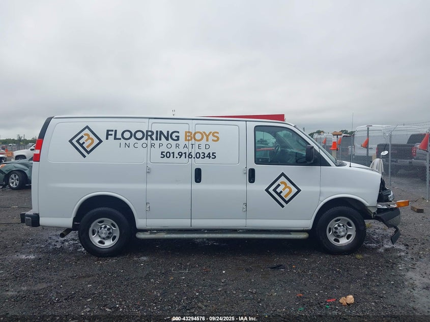 2021 Chevrolet Express Cargo Rwd 2500 Regular Wheelbase Wt VIN: 1GCWGAF71M1225544 Lot: 43294576