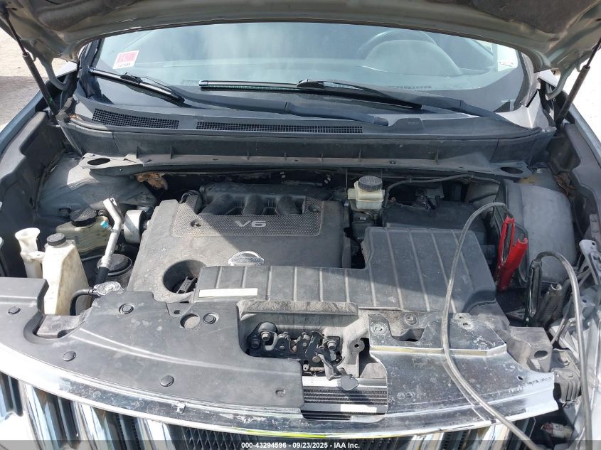 2009 Nissan Murano S VIN: JN8AZ18U69W011798 Lot: 43294596