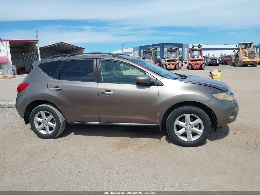 2009 Nissan Murano S VIN: JN8AZ18U69W011798 Lot: 43294596