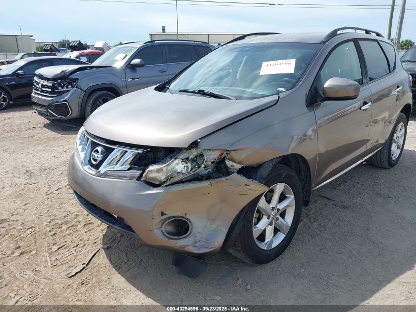 2009 Nissan Murano S VIN: JN8AZ18U69W011798 Lot: 43294596