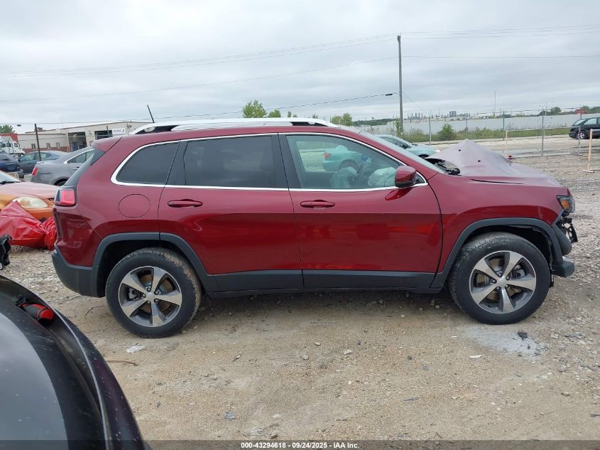 2019 Jeep Cherokee Limited 4X4 VIN: 1C4PJMDX5KD337835 Lot: 43294618