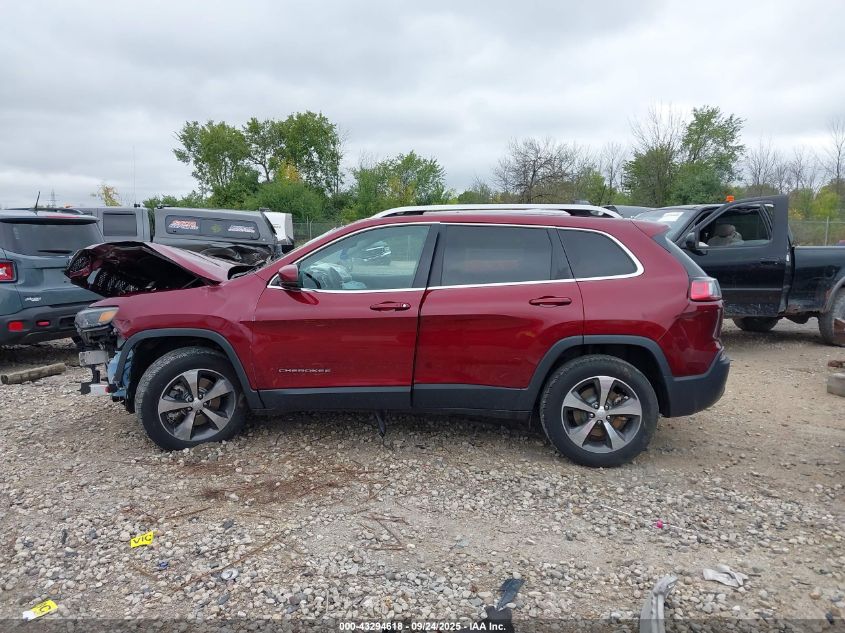 2019 Jeep Cherokee Limited 4X4 VIN: 1C4PJMDX5KD337835 Lot: 43294618