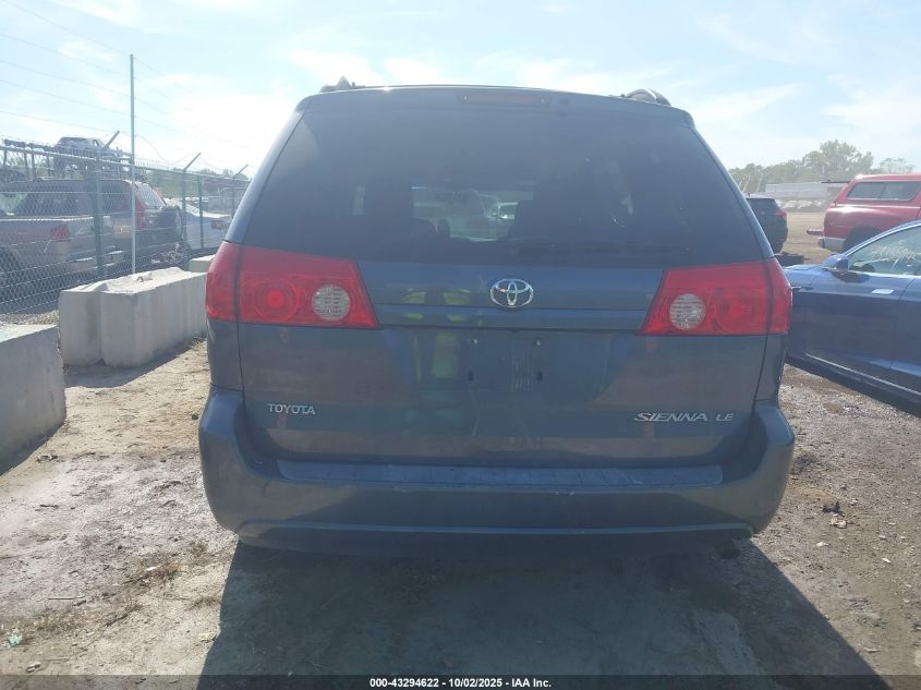2007 Toyota Sienna Le VIN: 5TDZK23C27S091959 Lot: 43294622
