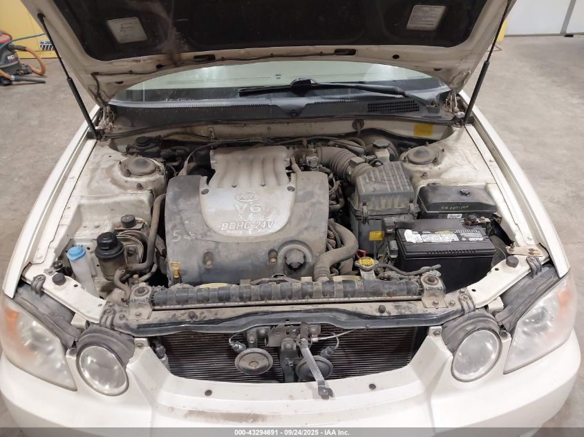 2004 Kia Optima Ex V6/Lx V6 VIN: KNAGD128345303646 Lot: 43294691