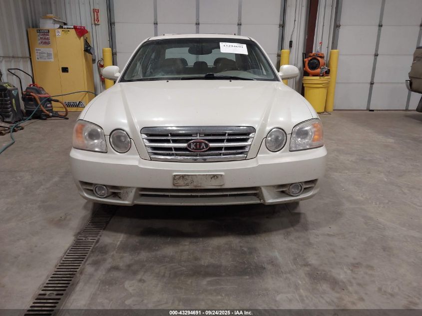 2004 Kia Optima Ex V6/Lx V6 VIN: KNAGD128345303646 Lot: 43294691