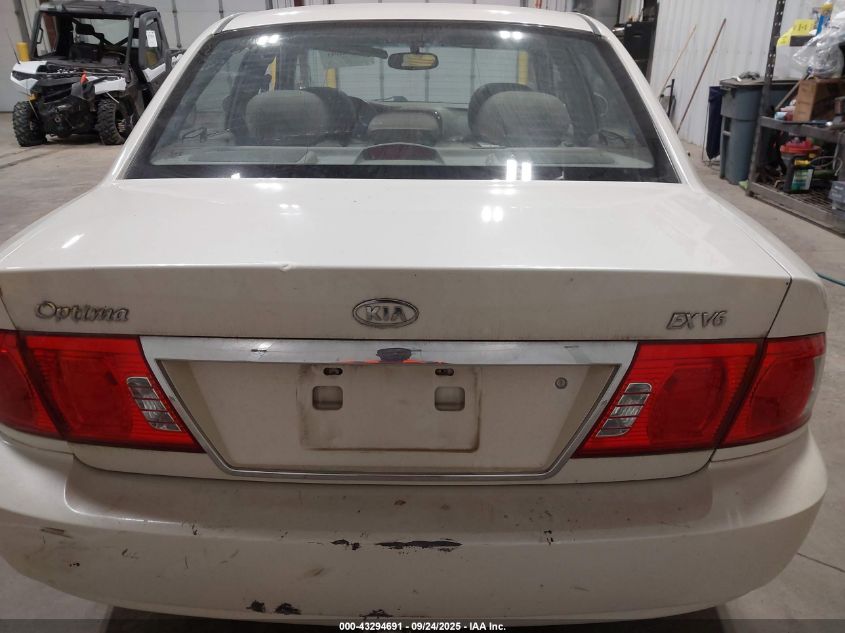 2004 Kia Optima Ex V6/Lx V6 VIN: KNAGD128345303646 Lot: 43294691