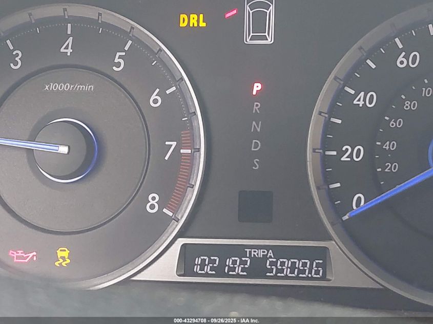 2013 Honda Crosstour Ex-L V6 VIN: 5J6TF1H58DL003440 Lot: 43294708