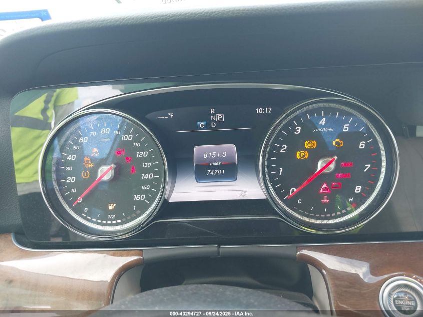 2018 Mercedes-Benz E 300 VIN: WDDZF4JB0JA338383 Lot: 43294727