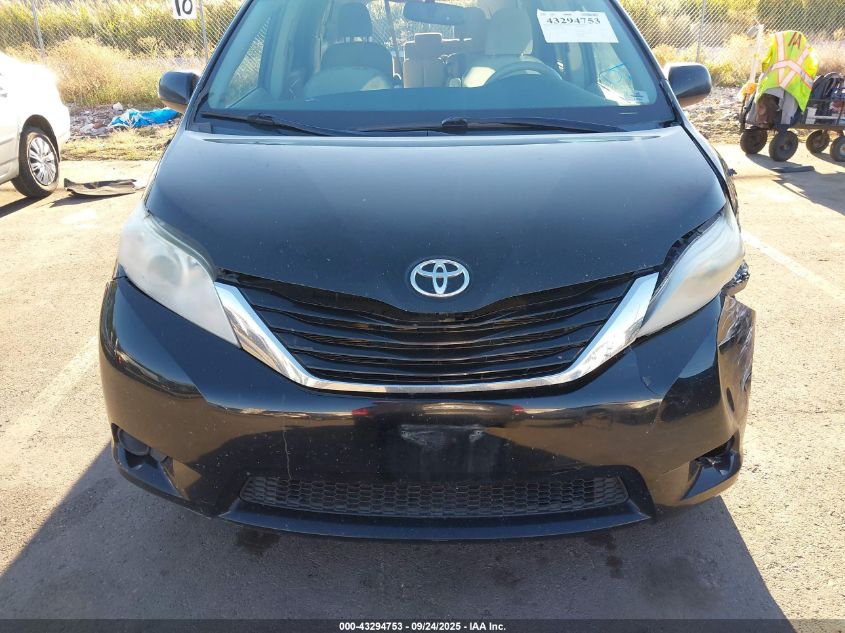 2011 Toyota Sienna Le V6 VIN: 5TDKK3DC5BS050868 Lot: 43294753