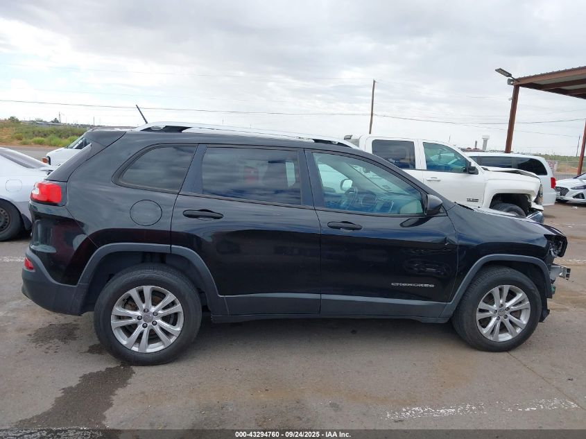 2015 Jeep Cherokee Sport VIN: 1C4PJLAB1FW657845 Lot: 43294760