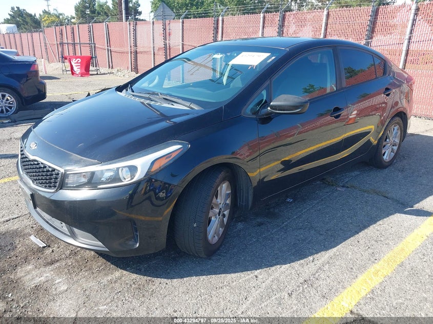 Vin: 3kpfl4a70he017064, lot: 43789404, kia forte lx 20172
