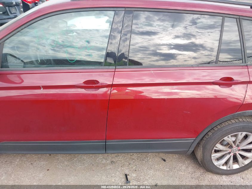 2019 Volkswagen Tiguan 2.0T S VIN: 3VV1B7AXXKM075633 Lot: 43294833