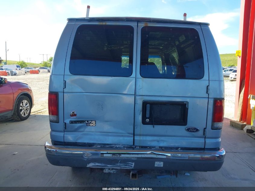 1998 Ford E-250 Recreational VIN: 1FDNE24L2WHA37080 Lot: 43294851