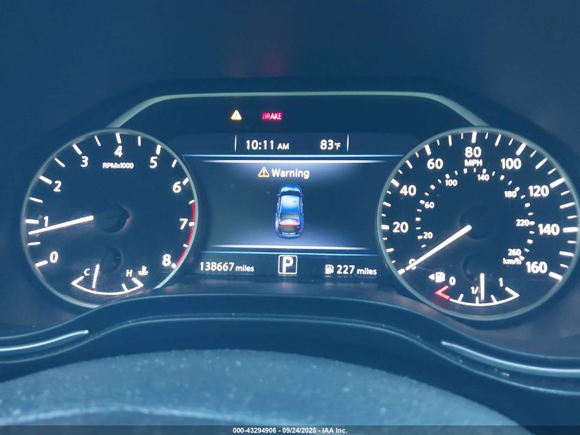 2020 Nissan Maxima Sl Xtronic Cvt VIN: 1N4AA6DV1LC378024 Lot: 43294906