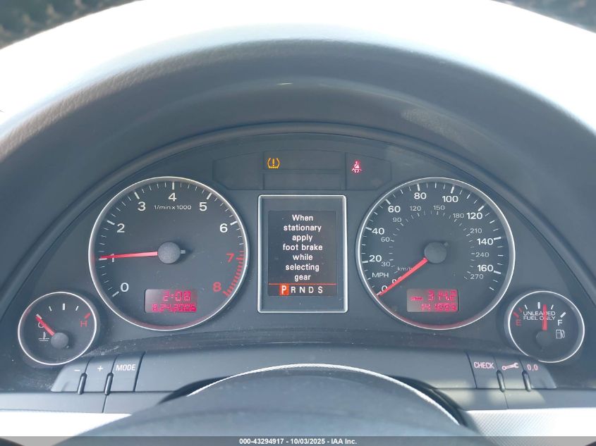 2008 Audi A4 2.0T/2.0T Special Edition VIN: WAUDF78E78A140297 Lot: 43294917