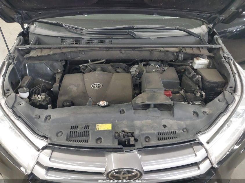 2019 Toyota Highlander Xle VIN: 5TDKZRFH3KS567514 Lot: 43294956