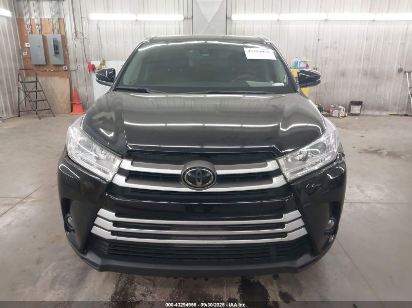 2019 Toyota Highlander Xle VIN: 5TDKZRFH3KS567514 Lot: 43294956