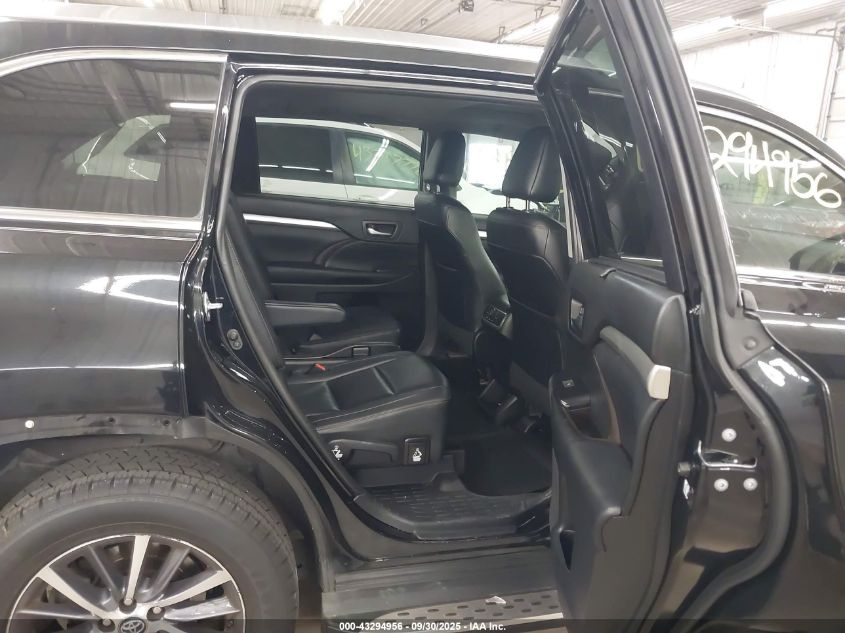 2019 Toyota Highlander Xle VIN: 5TDKZRFH3KS567514 Lot: 43294956