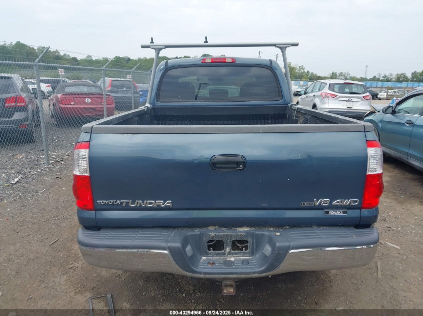 2006 Toyota Tundra Sr5 V8 VIN: 5TBDT44176S524621 Lot: 43294966