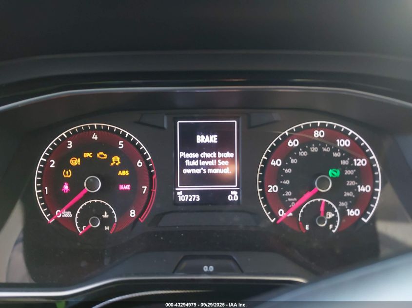 2019 Volkswagen Jetta 1.4T R-Line/1.4T S/1.4T Se VIN: 3VWC57BU6KM087827 Lot: 43294979