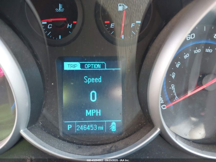 2013 Chevrolet Cruze Lt VIN: 1G1PK5SB3D7116836 Lot: 43294983