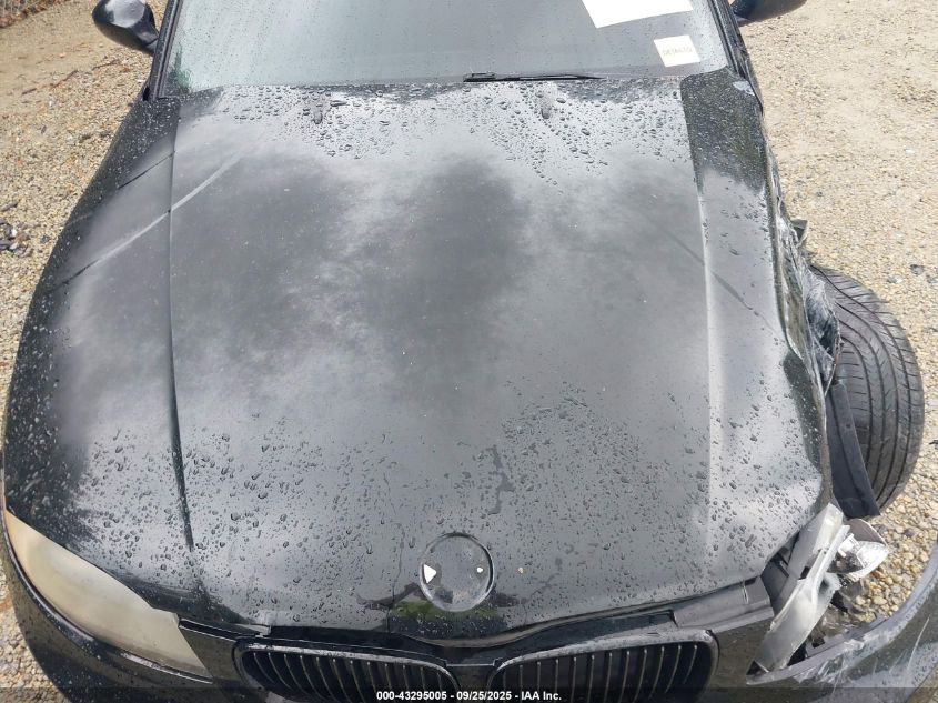 2008 BMW 128I VIN: WBAUP73558VF06452 Lot: 43295005