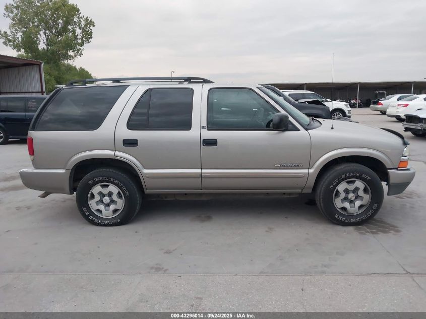2003 Chevrolet Blazer Ls VIN: 1GNDT13X13K119831 Lot: 43295014