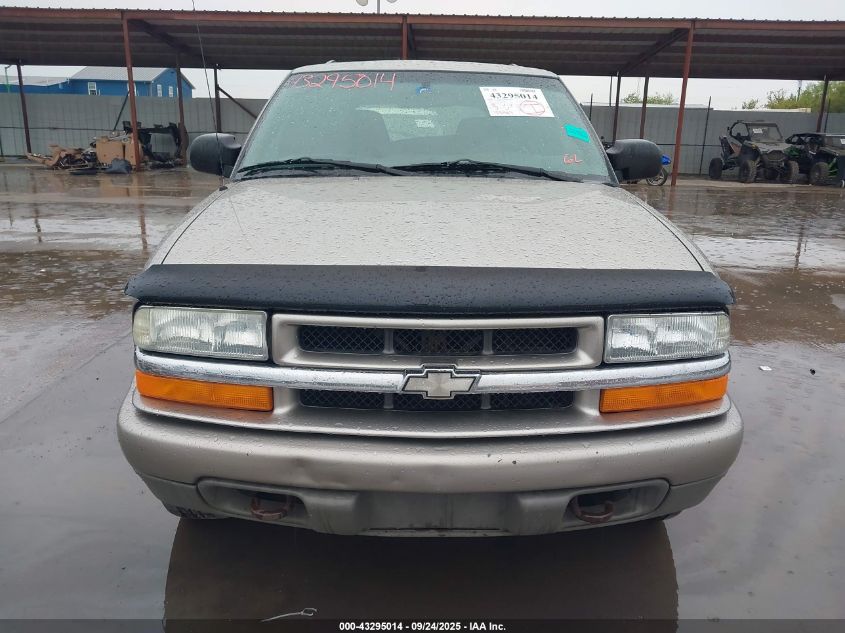 2003 Chevrolet Blazer Ls VIN: 1GNDT13X13K119831 Lot: 43295014