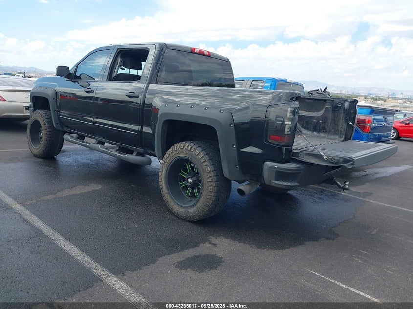 2015 Chevrolet Silverado 1500 1Lt black truck gasoline 3GCPCREC1FG472404 photo #4