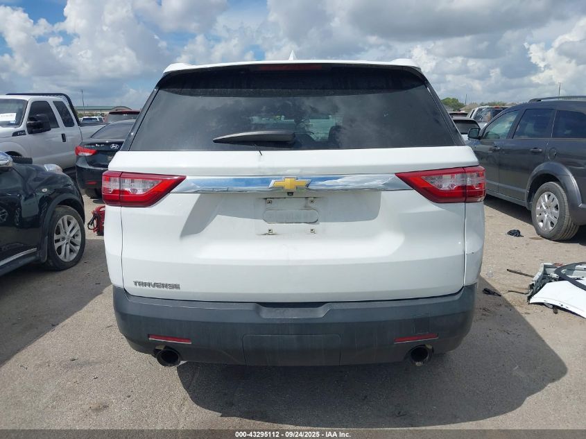 2018 Chevrolet Traverse Ls VIN: 1GNERFKW6JJ136040 Lot: 43295112