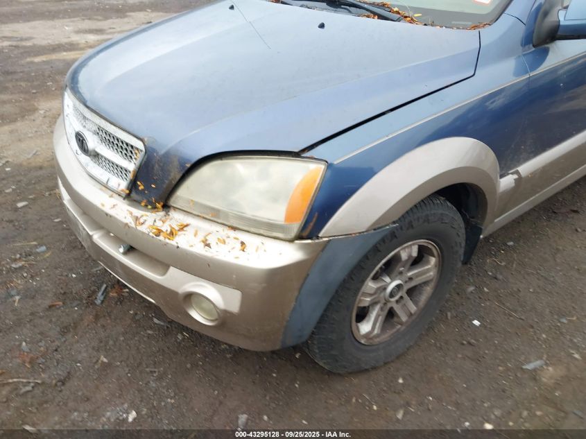 2005 Kia Sorento Ex/Lx VIN: KNDJD733555493417 Lot: 43295128