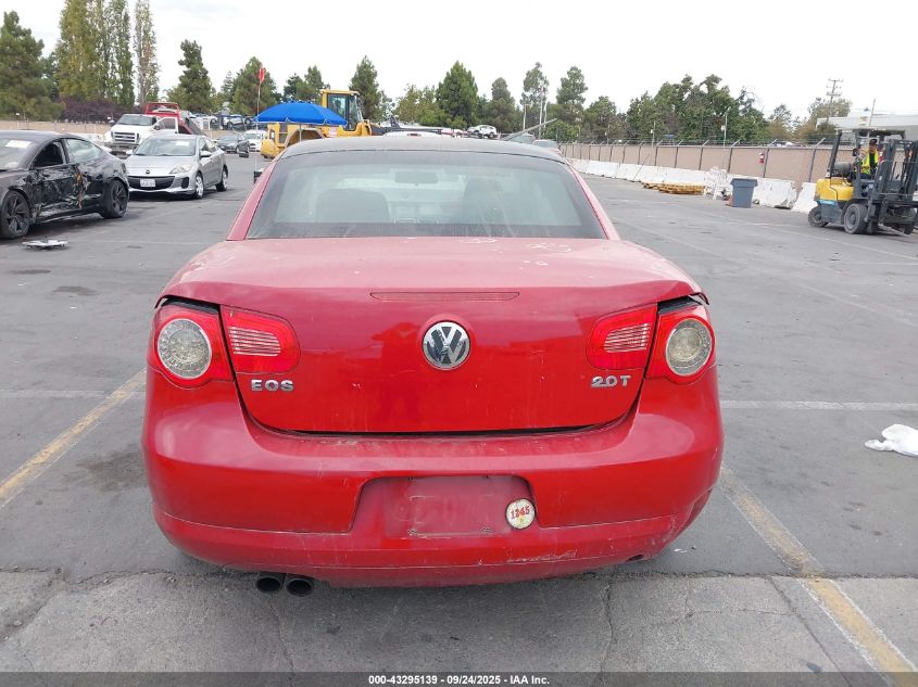 2007 Volkswagen Eos 2.0T VIN: WVWBA71F67V032952 Lot: 43295139