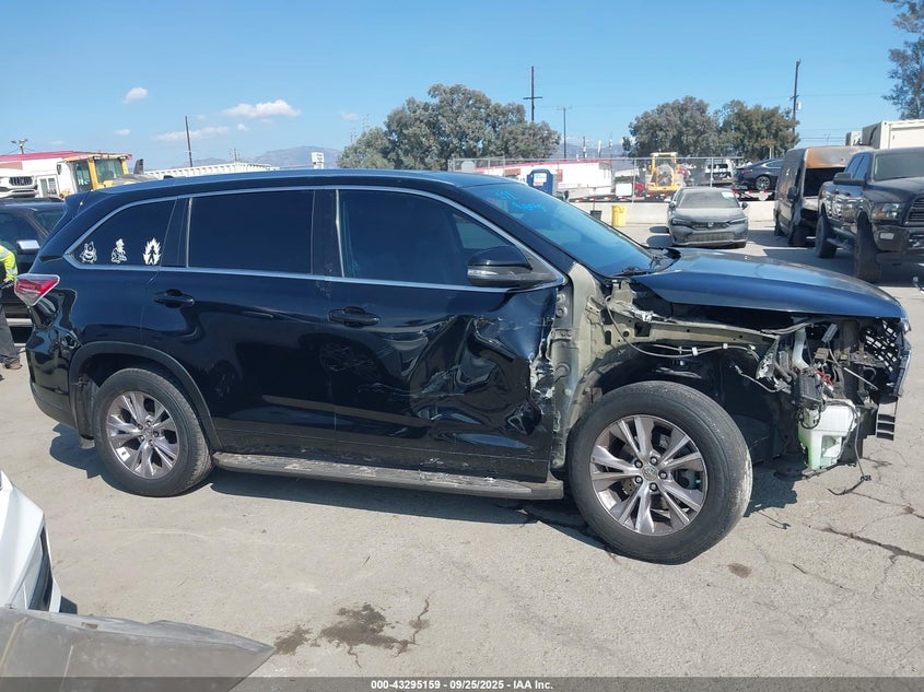 2015 TOYOTA HIGHLANDER XLE V6 - 5TDKKRFH2FS109070