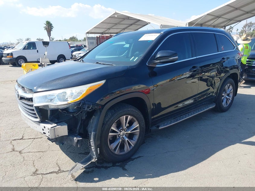 2015 TOYOTA HIGHLANDER XLE V6 - 5TDKKRFH2FS109070