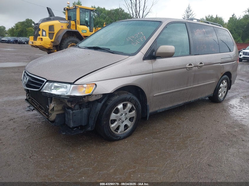 2003 Honda Odyssey Ex-L beige van gasoline 5FNRL18943B151808 photo #3
