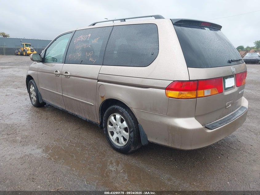 2003 Honda Odyssey Ex-L beige van gasoline 5FNRL18943B151808 photo #4
