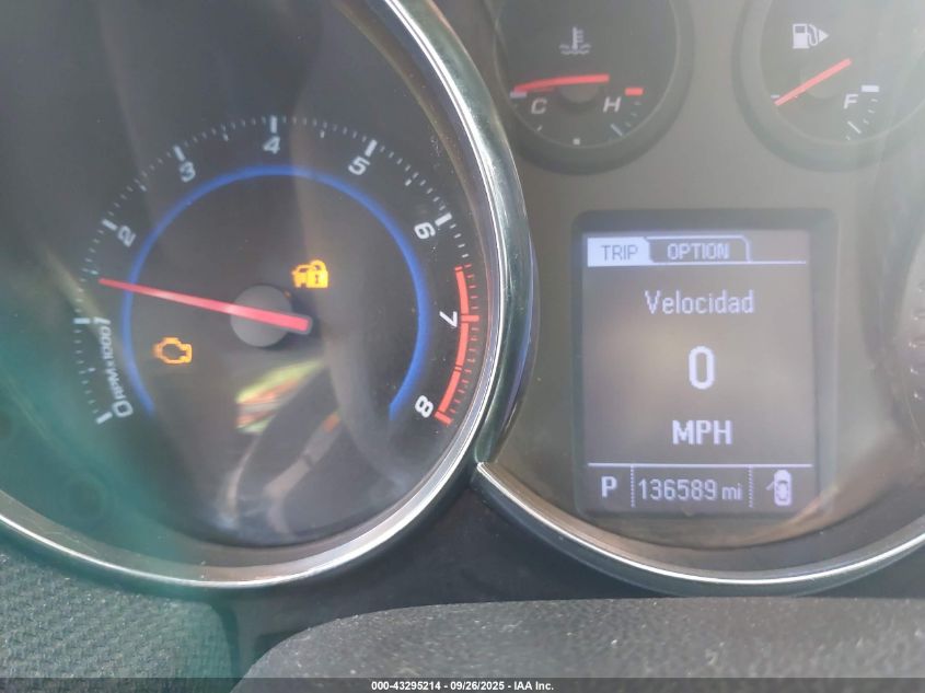 2014 Chevrolet Cruze 1Lt Auto VIN: 1G1PC5SB2E7173298 Lot: 43295214