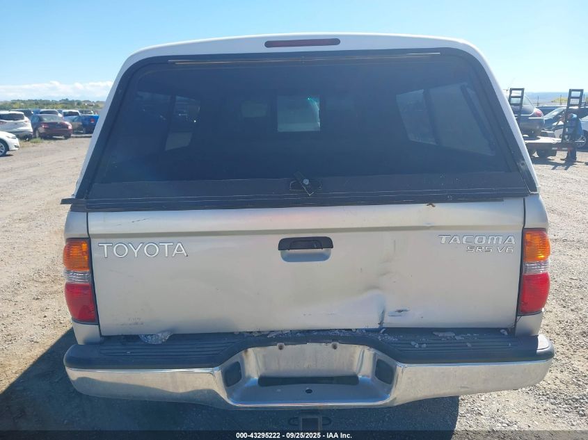 2002 Toyota Tacoma Base V6 VIN: 5TEWN72N42Z033891 Lot: 43295222