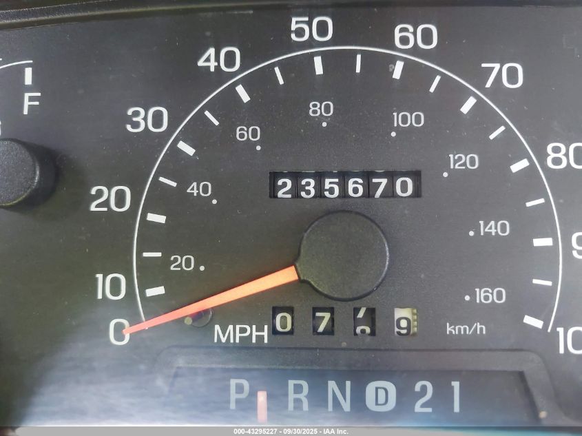 2001 Ford F-250 Lariat/Xl/Xlt VIN: 1FTNX21LX1ED89742 Lot: 43295227